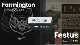 Matchup: Farmington High vs. Festus  2020