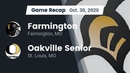 Recap: Farmington  vs. Oakville Senior  2020