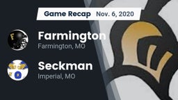 Recap: Farmington  vs. Seckman  2020