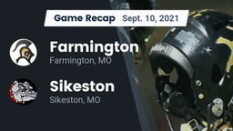 Recap: Farmington  vs. Sikeston  2021