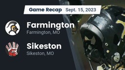 Recap: Farmington  vs. Sikeston  2023
