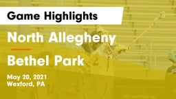 North Allegheny  vs Bethel Park  Game Highlights - May 20, 2021