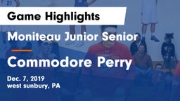 Moniteau Junior Senior  vs Commodore Perry  Game Highlights - Dec. 7, 2019