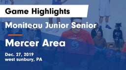 Moniteau Junior Senior  vs Mercer Area  Game Highlights - Dec. 27, 2019