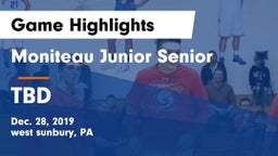Moniteau Junior Senior  vs TBD Game Highlights - Dec. 28, 2019