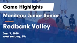 Moniteau Junior Senior  vs Redbank Valley  Game Highlights - Jan. 3, 2020