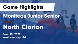 Moniteau Junior Senior  vs North Clarion Game Highlights - Jan. 15, 2020