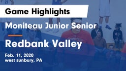 Moniteau Junior Senior  vs Redbank Valley Game Highlights - Feb. 11, 2020