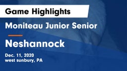 Moniteau Junior Senior  vs Neshannock  Game Highlights - Dec. 11, 2020