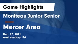 Moniteau Junior Senior  vs Mercer Area  Game Highlights - Dec. 27, 2021