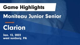 Moniteau Junior Senior  vs Clarion  Game Highlights - Jan. 13, 2022