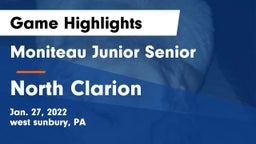 Moniteau Junior Senior  vs North Clarion Game Highlights - Jan. 27, 2022