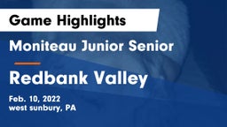Moniteau Junior Senior  vs Redbank Valley  Game Highlights - Feb. 10, 2022