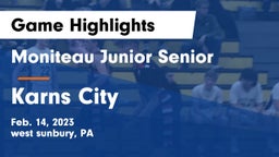 Moniteau Junior Senior  vs Karns City  Game Highlights - Feb. 14, 2023