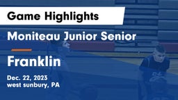 Moniteau Junior Senior  vs Franklin  Game Highlights - Dec. 22, 2023