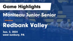 Moniteau Junior Senior  vs Redbank Valley  Game Highlights - Jan. 2, 2024