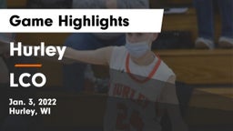 Hurley  vs LCO Game Highlights - Jan. 3, 2022