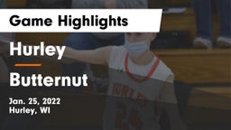 Hurley  vs Butternut Game Highlights - Jan. 25, 2022