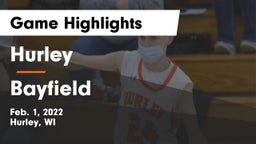 Hurley  vs Bayfield  Game Highlights - Feb. 1, 2022