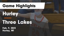 Hurley  vs Three Lakes  Game Highlights - Feb. 9, 2023