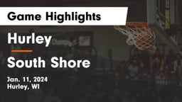 Hurley  vs South Shore  Game Highlights - Jan. 11, 2024