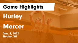 Hurley  vs Mercer  Game Highlights - Jan. 8, 2022