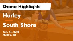 Hurley  vs South Shore  Game Highlights - Jan. 13, 2023