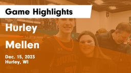 Hurley  vs Mellen Game Highlights - Dec. 15, 2023