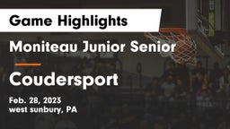 Moniteau Junior Senior  vs Coudersport  Game Highlights - Feb. 28, 2023