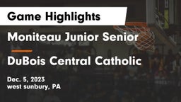 Moniteau Junior Senior  vs DuBois Central Catholic  Game Highlights - Dec. 5, 2023