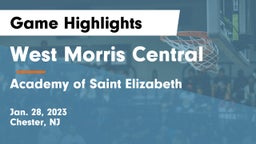 West Morris Central  vs Academy of Saint Elizabeth Game Highlights - Jan. 28, 2023