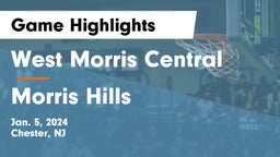 West Morris Central  vs Morris Hills  Game Highlights - Jan. 5, 2024