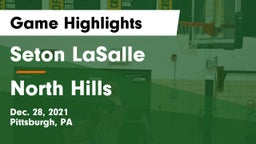 Seton LaSalle  vs North Hills  Game Highlights - Dec. 28, 2021
