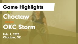 Choctaw  vs OKC Storm Game Highlights - Feb. 7, 2020