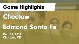 Choctaw  vs Edmond Santa Fe Game Highlights - Dec. 11, 2021