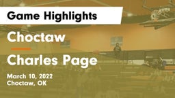 Choctaw  vs Charles Page  Game Highlights - March 10, 2022
