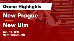 New Prague  vs New Ulm  Game Highlights - Jan. 12, 2023