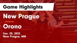 New Prague  vs Orono  Game Highlights - Jan. 20, 2023