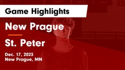 New Prague  vs St. Peter  Game Highlights - Dec. 17, 2023