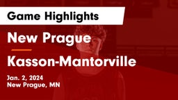 New Prague  vs Kasson-Mantorville  Game Highlights - Jan. 2, 2024