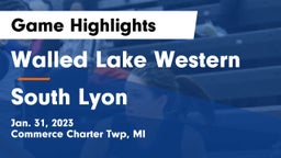 Walled Lake Western  vs South Lyon  Game Highlights - Jan. 31, 2023