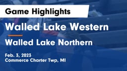 Walled Lake Western  vs Walled Lake Northern  Game Highlights - Feb. 3, 2023
