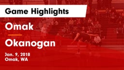 Omak  vs Okanogan Game Highlights - Jan. 9, 2018