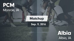 Matchup: PCM  vs. Albia  2016
