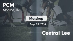 Matchup: PCM  vs. Central Lee 2016