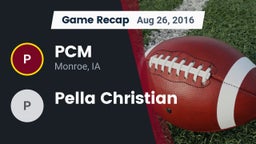 Recap: PCM  vs. Pella Christian 2016