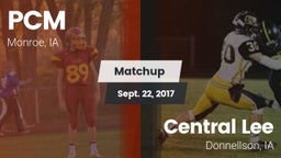 Matchup: PCM  vs. Central Lee  2017