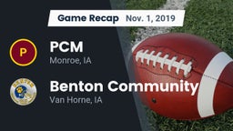 Recap: PCM  vs. Benton Community 2019