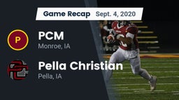 Recap: PCM  vs. Pella Christian  2020