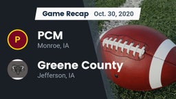 Recap: PCM  vs. Greene County  2020